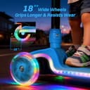 Thumbnail 4 de ZIFFY 3-Wheel Light-Up Scooter 110 lbs 🛴
