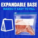 Thumbnail 5 de Ziploc Quart Slider Freezer Bags 136ct 🧴