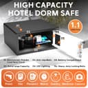 Thumbnail 3 de Z ZLJUAN Hotel Safe 1.1 Cu Ft biometric safe 🔒