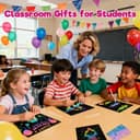 Thumbnail 5 de ZMLM Scratch Art 100pcs Rainbow Paper for Kids 🎨