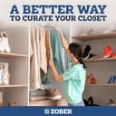 Thumbnail 6 de ZOBER Black Velvet Hangers, 50-Pack ⚙️