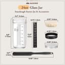 Thumbnail 1 de Zunmial Sourdough Starter Jar with Thermometer ⚗️