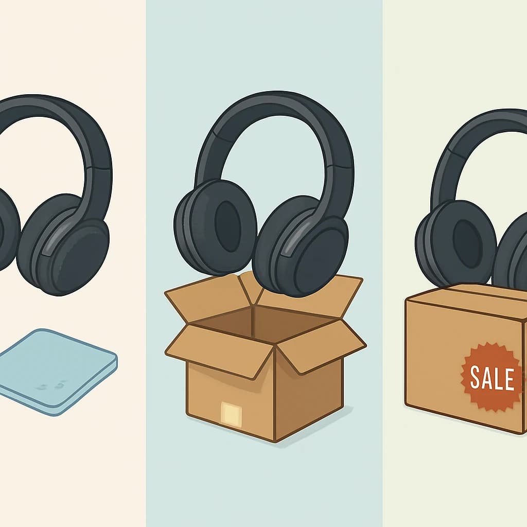 ilustración de productos reacondicionados