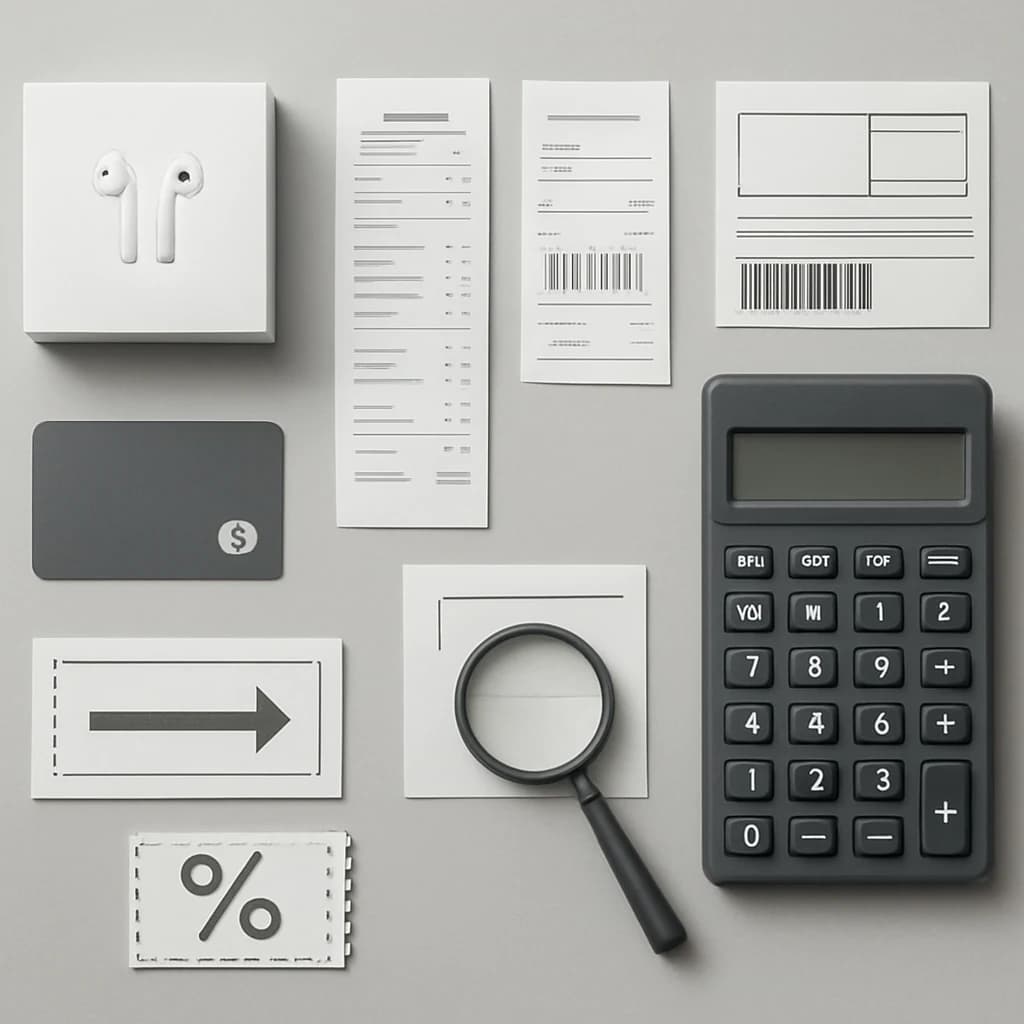 Ilustración de lista comparativa