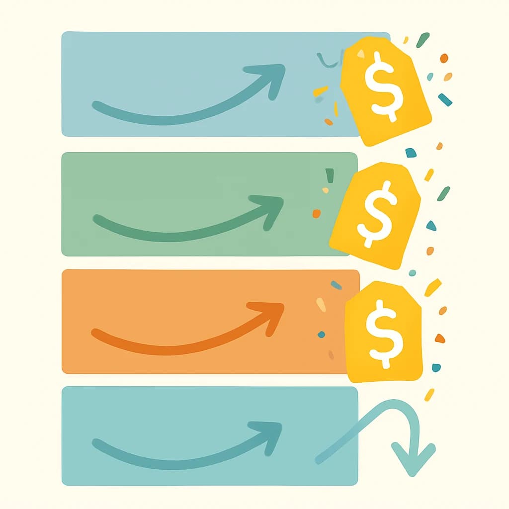 Ilustración de carpeta con políticas de tiendas