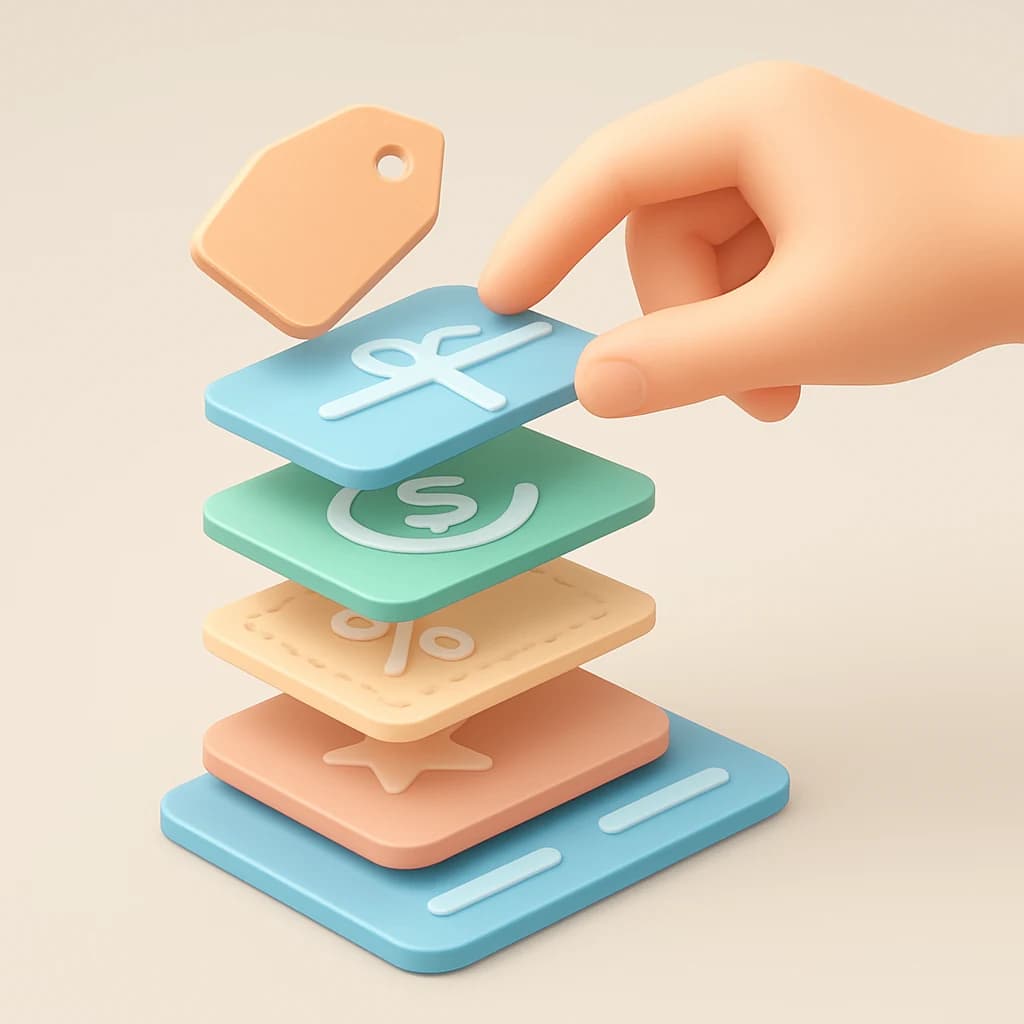 Ilustración del artículo: Jerarquía del ahorro online: en qué orden usar cada truco