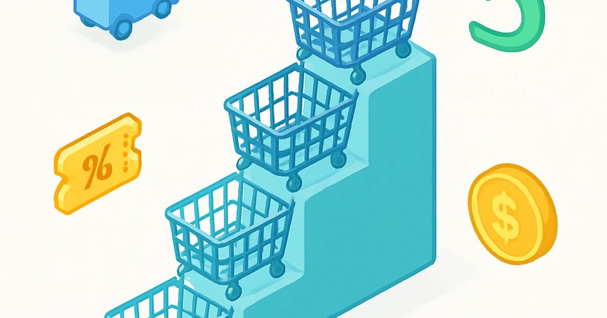 Método de cesta escalonada: ahorra en cada compra online