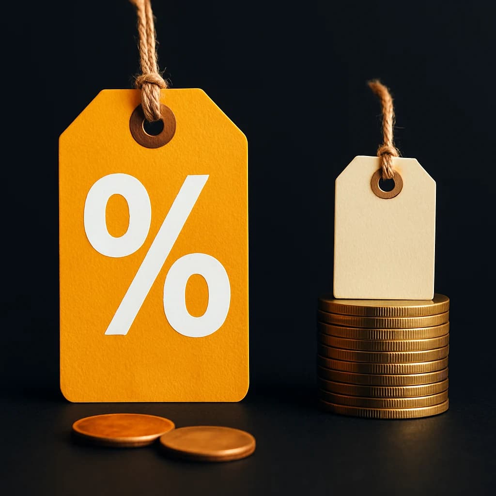 Ilustración de comparativa de precio total