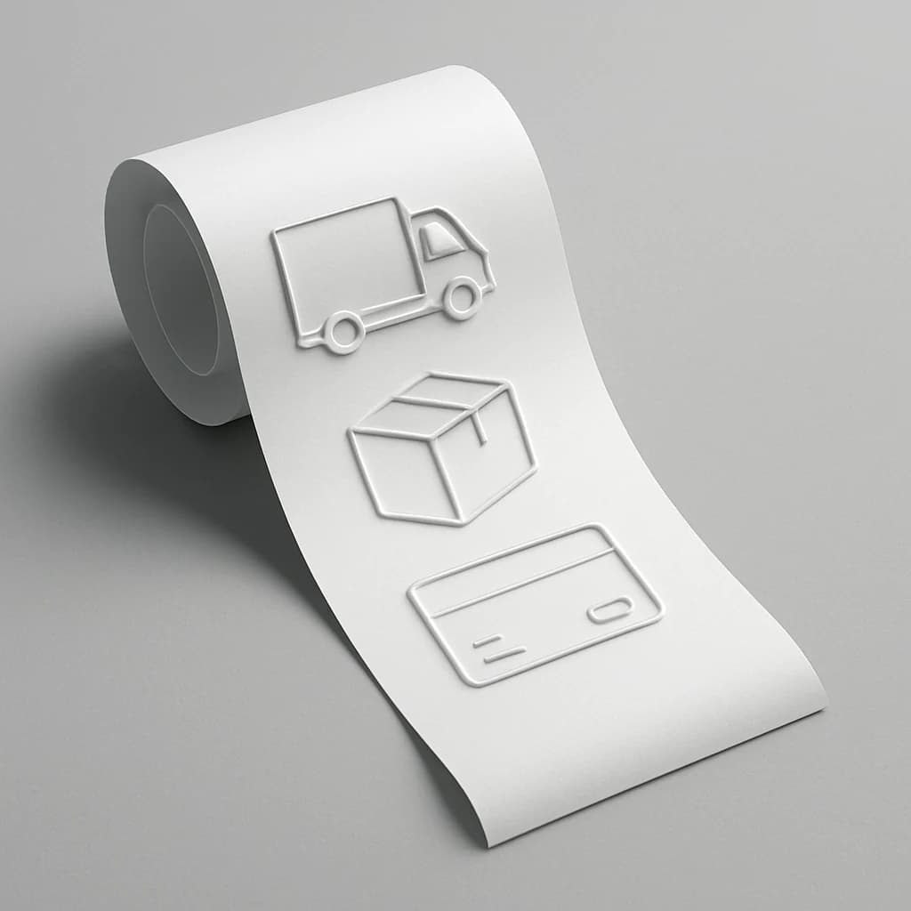 Ilustración de checklist mental de compra