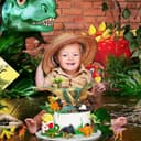 Thumbnail 3 de 26 Stück Kuchendeko Dinosaurier Set Dino Tortendeko 💥