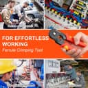 Thumbnail 6 de AivaToba Crimpzange 0,08–16 mm² mit 1200 Hülsen 🔧