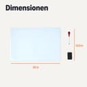 Thumbnail 4 de Amazon Basics Whiteboard magnetisch 33 x 50 cm 📋