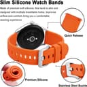 Thumbnail 3 de BISONSTRAP Silikon Uhrenarmband 14–22 mm ⌚