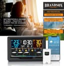 Thumbnail 3 de Brandson Wetterstation WLAN mit Außensensor 🌤️