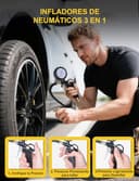 Thumbnail 3 de BURNNOVE Reifenfüller Digitaler Reifendruckprüfer 220PSI Multifunktional Luftdruckprüfer mit mehrere Ersatzteile Reifenfüll-Messgerät für Autos Motorräder Geländefahrzeuge und Fahrräder
BURNNOVE Reifenfüller Digitaler Reifendruckprüfe…