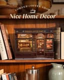 Thumbnail 2 de Cutefun Book Nook Kit DIY Miniaturhaus 3D Holzkaffee ⌚