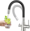 Thumbnail principal de DAYONE 3‑Wege Wasserhahn Schwarz 360° drehbar 🚰