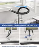 Thumbnail 2 de DAYONE 3‑Wege Wasserhahn Schwarz 360° drehbar 🚰