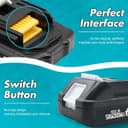 Thumbnail 3 de Ersatzakku 18 V 5,5 Ah kompatibel mit Makita BL1830 đŠ