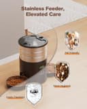 Thumbnail 2 de Futterautomat Edelstahl 5L mit 2 Näpfen für Katzen 🐱