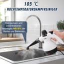 Thumbnail 1 de GLOIL Dampfreiniger – Multifunktionaler Handdampfreiniger 10 Zubehörteile ⌚