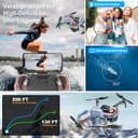Thumbnail 2 de Grutoly Drohne 4K Kamera — Ferngesteuerte Drohne 📷