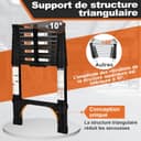 Thumbnail 1 de HBTower Teleskopleiter 3,2 m Aluminium Steckleiter ⛏️