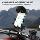 Thumbnail 2 de iMESTOU Motorrad-Telefonhalterung Anti-Vibration, für 12–32 mm Lenker 5,4"–7,0" 📷