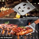 Thumbnail 2 de 7‑in‑1 Grillspachtel Multifunktional mit Holzgriff 🍖