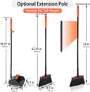 Thumbnail 1 de JEHONN Kehrgarnitur mit langem Griff und 180° Drehung 🧹