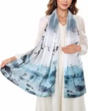 Thumbnail 3 de KALOEY Seidenschal 100% Seide 55×173 cm 🧣