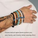 Thumbnail 1 de Lameybrt Böser Blick Armband: Naturstein Schutzarmband ⌚