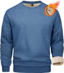 Thumbnail principal de MAGCOMSEN Herren Winter Sweatshirt Fleece Pulli mit Rundhalsausschnitt ⌚