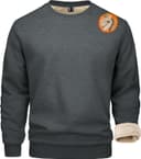 Thumbnail 2 de MAGCOMSEN Herren Winter Sweatshirt Fleece Pulli mit Rundhalsausschnitt ⌚