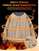 Thumbnail 6 de MAGCOMSEN Herren Winter Sweatshirt Fleece Pulli mit Rundhalsausschnitt ⌚