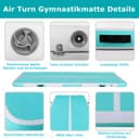 Thumbnail 3 de MEKETUM Air Turn Track Matte 2m Turnmatte ⌚