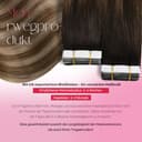 Thumbnail 2 de Moresoo Balayage Tape Extensions Echthaar 30 cm 30 g #4/10/16 ⌚