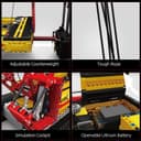 Thumbnail 4 de Mould King 17015 Technik Kran 188cm Raupenkran 6 Motoren 4318 Teile ⌚