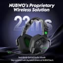 Thumbnail 2 de NUBWO G06 Dual Wireless Gaming-Headset 100 Std. 🎧
