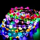 Thumbnail 3 de PTHTECHUS FKH-12 LED-Blumenkranz Stirnband, 12er-Set 🎀