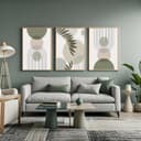 Thumbnail 3 de PWAAHDC Moderne Bilder 50×70 Poster Set – Pflanzenwandbild 🖼️