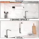 Thumbnail 2 de Schwarz Küchenrollenhalter ohne Bohren ⌚