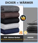 Thumbnail 4 de sellto Merino Wandersocken 5 Paar – Thermosocken für Herren 🧦