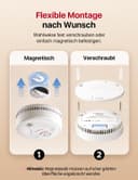 Thumbnail 4 de X-Sense SD11-MR WLAN-Rauchmelder mit Magnethalterung 📷