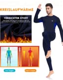 Thumbnail 4 de SIMIYA Thermounterwäsche Herren Skiunterwäsche Funktionsunterwäsche Thermowäsche ⌚