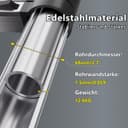 Thumbnail 1 de SIMPDIY Teleskopleiter 3,8 m – Edelstahlleiter 🪜