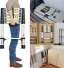 Thumbnail 6 de SIMPDIY Teleskopleiter 3,8 m – Edelstahlleiter 🪜