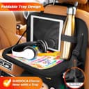 Thumbnail 1 de SURDOCA Auto Organizer mit Klapptisch für Kinder 🚗