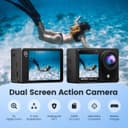 Thumbnail 1 de TIMNUT Touchscreen Action Cam 4K60FPS mit 64 GB Karte 📷