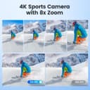 Thumbnail 3 de TIMNUT Touchscreen Action Cam 4K60FPS mit 64 GB Karte 📷